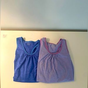 2 Cute tank tops- set of two - purple and blue - girls 16 (XL) 💜💙